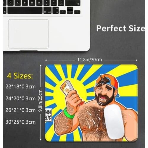 Adam Likes Sun Lotion Mouse Pad DIY Print Bobobear Bobobearart Bobo Bear Bobo Nisi Bear Bear
