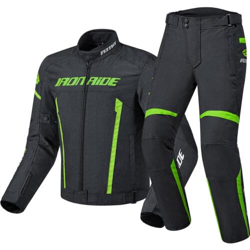 HEROBIKER Motorcycle Jacket Moto Protection Windproof Waterproof Motorbike Riding Jacket + Pants Suit Body Armor For 4 Season