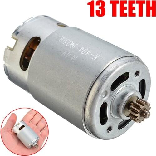 RS550 Motor 13 Teeth 14.4V Gear Replacement Motor for Cordless Charge Drill Screwdriver GSR14.4-2-LI PSR14.4LI-2 PSB1440LI-2