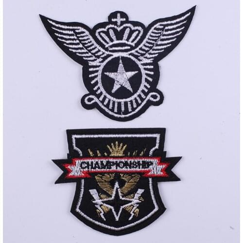 Air Force Badge Embroidered Patches for Clothing Military Sewing Application Sew on Patch Diy Iron-on Applique Stripe on Clothes