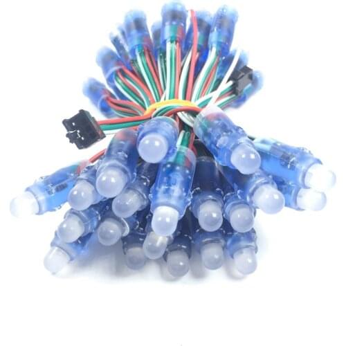 1500pcs 12mm WS2811 Full Color LED Pixel Light Module DC 5V input IP68 waterproof RGB color 2811 IC Digital LED christmas Light
