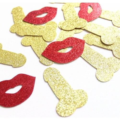 Bachelorette Party Supplies Naughty Dirty favors Hen Party Decorations Wedding Engagement Party Bridal Shower Table Confetti