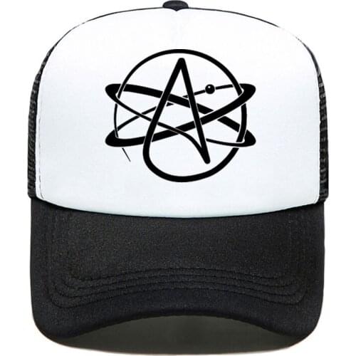 Atheist Symbol Men Unisex Baseball Cap FSM Pastafarian Religion Printed Outdoor Sun Hat Adjustable Sports caps in Mesh Hat