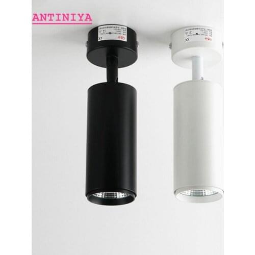 Foldable 360° Rotatable LED Downlights Surface Mounted COB LED Ceiling Spot lights 7W10W12W LED Lamps Background Wall Lighting