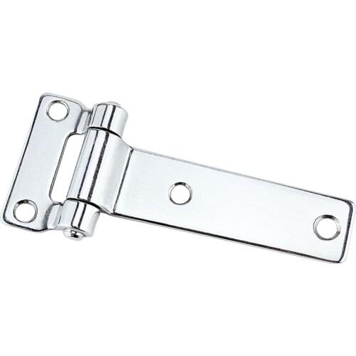 Heavy Duty T Hinge Stainless Steel Hardware for Trailer Truck 136 x 58 mm