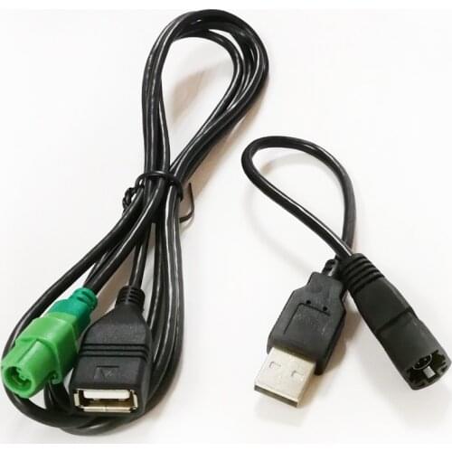 Biurlink USB Adapter Radio Transfer Cable For VW BMW Stereo CD Changer 4-Pin Green Port