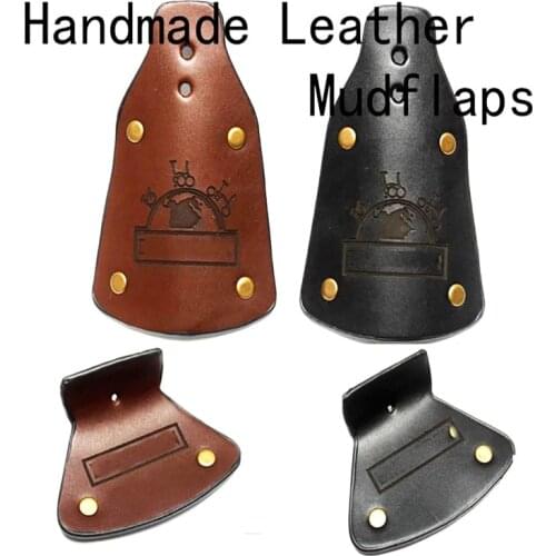 Bike Leather Mudflaps for brompton