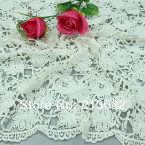 POs52-29 openwork embroidery cotton textile cotton fabric accessories wholesale spot soluble embroidery embroidery cloth yarn