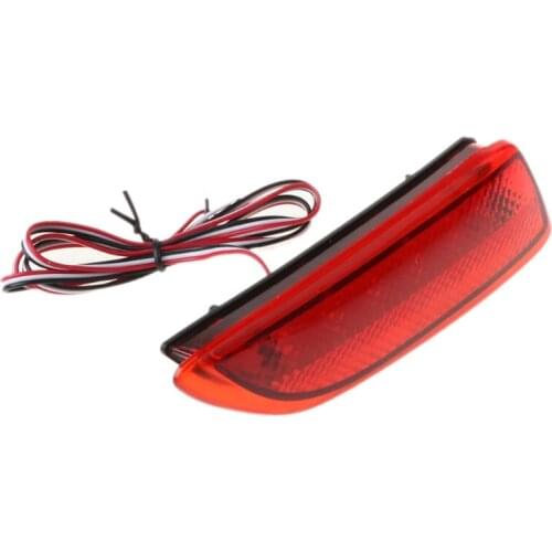 652F 1Pair FTT Rear Bumper Lights LED Reflector Brake Stop Signal Running Lamp for toyota Corolla Lexus CT200h
