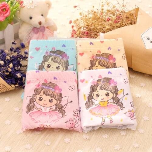 2Pcs/lot Baby Girl Underwear Panties Candy Colors Baby Girl Clothes Briefs Girls Panties Suit 2-9years