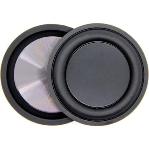 2PCS Rubber Metal Low Frequency Passive Bass Radiator Speaker Diaphragm Auxiliary Strengthen Woofer Vibration Membranes