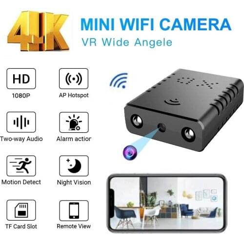 4K 1080P Mini DV WIFI Camera Micra Cam Night Vision Micro Camera Motion Detection Mini DVR Remote viewing Cam Mini Camcorder XD