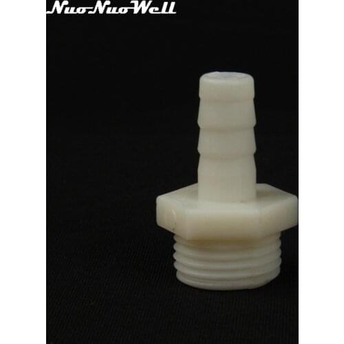 5pcs NuoNuoWell G1/2" Male Thread to 10mm Hose Straight Connector Aquarium Air Pump Pipe Adapter Garden Irrigation Fittings
