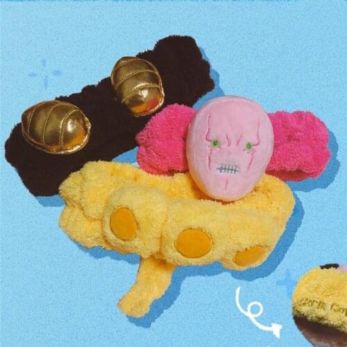 Anime JoJos Bizarre Adventure Golden Wind Headwear Cosplay Costumes Accessories Props Bruno Snood Funny Stupid Gift New