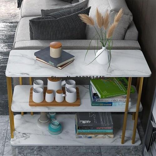 Side Table Nordic Light Luxury Living Room Small Tea Table Small Family Sofa Side Table Simple Modern Corner Table Creative Shel