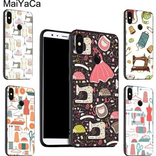 MaiYaCa Sewing Machine For POCO X3 F2 Pro F1 Case For Redmi Note 9 Pro 8 T 7 9S 9C For Mi Note 10 Lite A3 9T