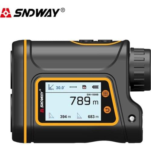 SNDWAY Telescope Laser Range Finder Digital Distance Meter Hunting Monocular Golf Rangefinder LCD Display Roulette Tape Measure