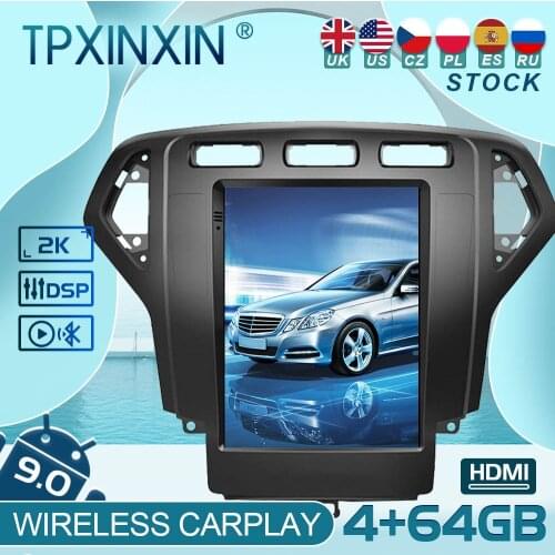 For Ford Mondeo 2007-2010 Android 9 Carplay Radio Player Car GPS Navigation Head Unit Car stereo BT WIFI
