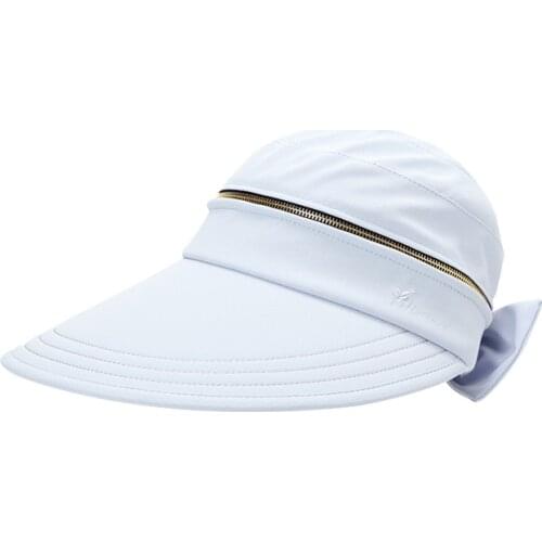 Women summer sun visor wide brimmed hat beach hat adjustable UV protection female cap beach hat summer women