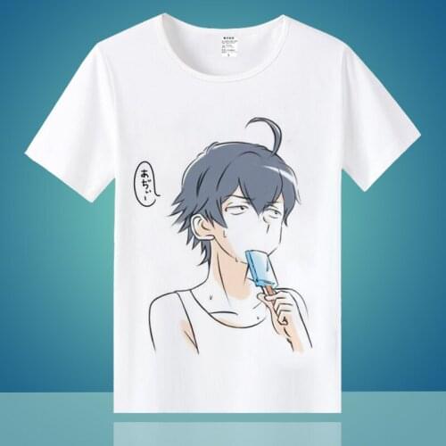 My Youth Romantic Comedy Is Wrong Cosplay T Shirt Yukinoshita Yukino Print T-Shirt Harajuku Top Costume Summer tshirt Top tee