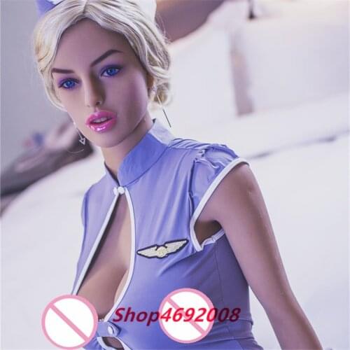 Blue eyes gazed afar. Do you understand her? 168cm Sex Doll Vagina Anal Oral Sex Toy TPE With Metal Skeleton Big Boobs Love Doll