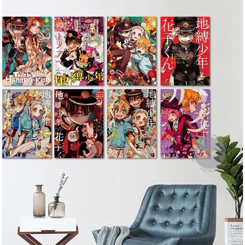 Canvas Anime Toilet-bound Hanako-kun Pictures Home Manga Decoration Paintings Poster HD Prints Wall Art Modular Living Room
