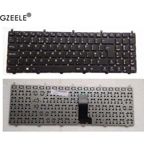 GZEELE UK Keyboard for DNS Clevo W650 W650SRH W655 W650SR W650SC R650SJ W6500 W650SJ w655sc w650sh MP-12N76SU-4301