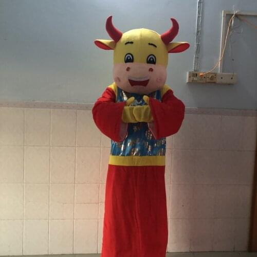 Cattle Mascot Costume Character for Halloween Christmas Party Anime Shows Amine Fans Collection Fans Gift