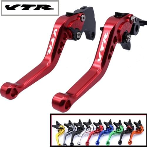 !Logo VTR For Honda VTR1000F / FIRESTORM VTR 1000 F 1998-2005 Motorcycle Accessories CNC Short Brake Clutch Levers