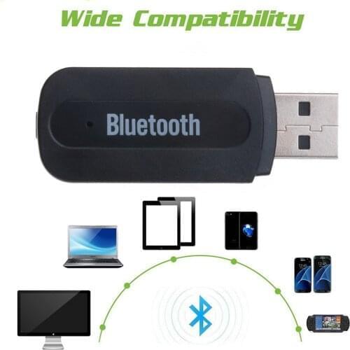 Mini USB Bluetooth Receiver Wireless Audio Car kit 3.5mm AUX USB Power for car Mp3 player Stereo Spearker Mp3 player phones