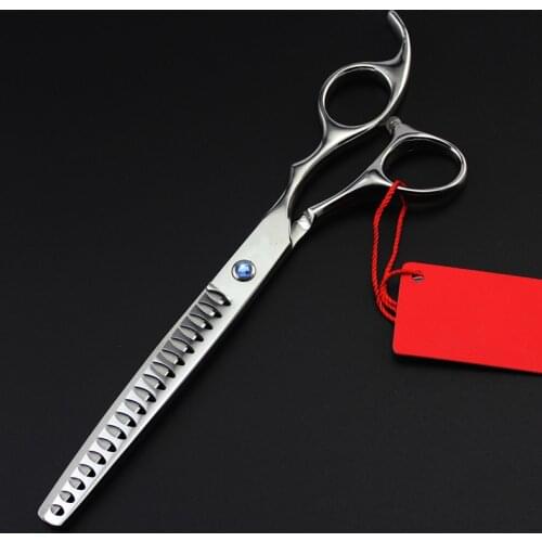 New Professional 440c 7 inch dog hair clipper pet hair scissors dog grooming shears cat thinning barber hairdressing scissors