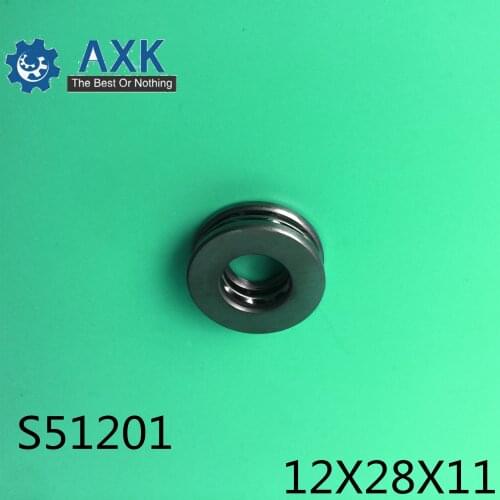 S51201 Bearing 12*28*11 mm ( 1PC ) ABEC-1 Stainless Steel Thrust S 51201 Ball Bearings
