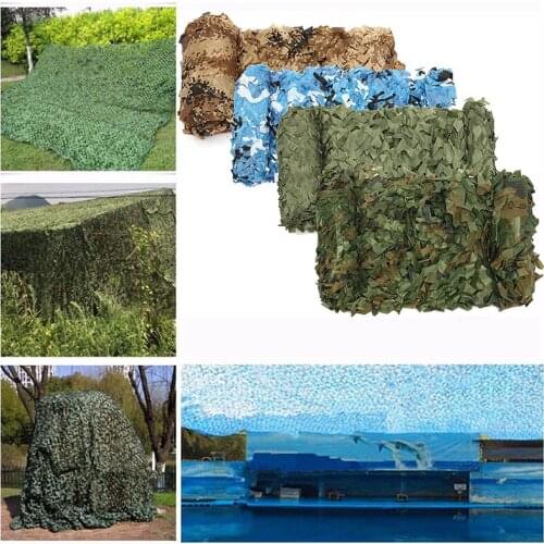 1.5x2m 1.5x3m Military Camouflage Net Camo Netting Army Nets Shade Mesh Hunting Garden Car Outdoor Camping Sun Shelter Tent