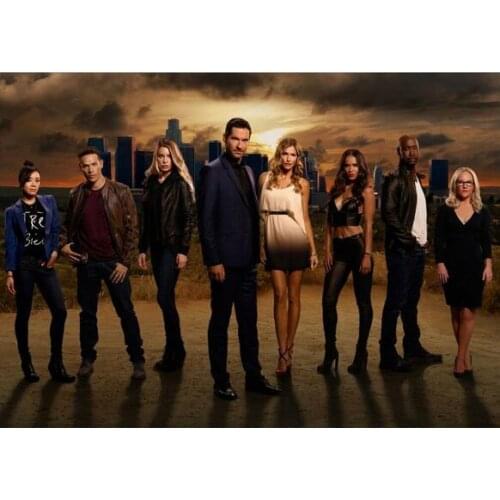 Lucifer TV Series Art print Silk poster Home Wall Decor