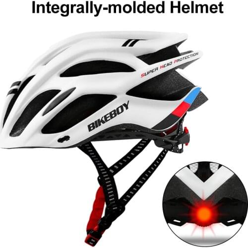 Bikeboy Mens Adult Road Cycling Safety Helmet MTB Mountain Bike With Removable Visor Safety Ultralight Helmet 100% Genuine Rnox
