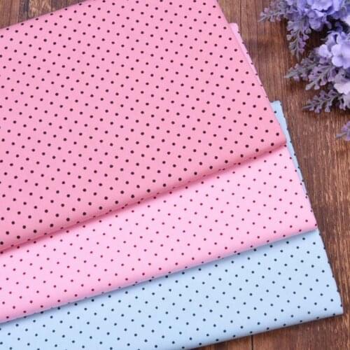 Dot printed 100% Cotton Fabric Diy Patchwork Quilting Handmade Baby Cloth Dress Toy Bedding Blanket Sheets Tilda Tissus Tecidos