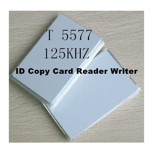 100pcs/lot 125 kHz RFID card ID card ID Copy Card T5577 RFID card