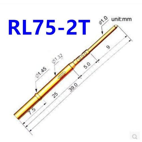 PL75-2T 100PCS Test Needle Cannula Diameter 1.32mm Needle Seat