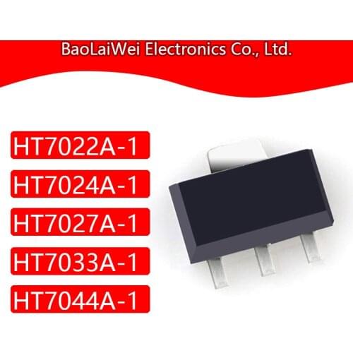 5pcs HT7022A-1 HT7024A-1 HT7027A-1 HT7033A-1 HT7044A-1 SOT89 ic chip Electronic Components Voltage Detector