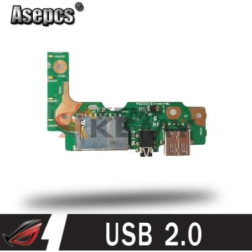 Akemy For Asus X556U X556UJ X556UJQ X556UB X556UA X555UV FL5900 LF5800 Laptop Audio USB 2.0 IO Interface JACK Board