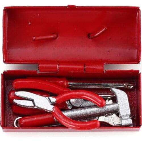 AX 10013A Mini RC Decoration Tool Set Box Case Kit Accessories Part for 1/10 RC Car Crawler Axial SCX10 RC4WD D90 D110 TF2