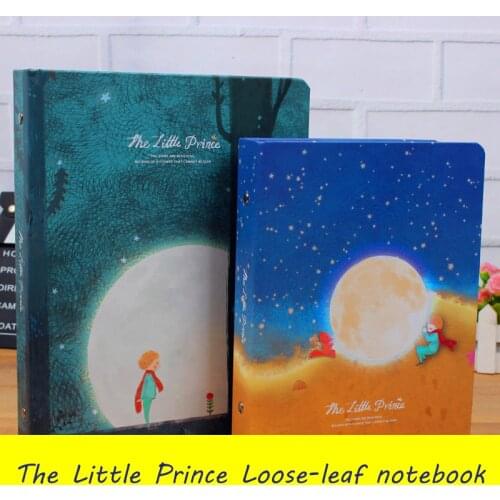 Free Shipping A5/B5 The Little Prince metal Loose-leaf notebook notebook on rings thickening cardboard cover student diary book