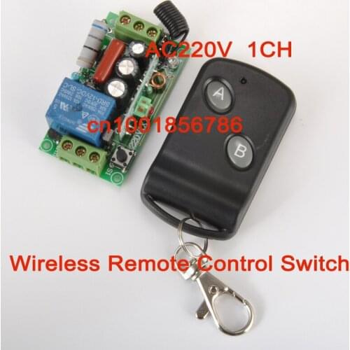 Wireless remote control 220V10A1CH system wireless switch (1 transmitter &1 receiver /switch) Learning code