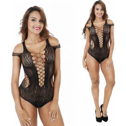 Seamless Reticulate Temptation Lace Hollow Out Pajamas Sex Clothes For Women Lace Transparent Lingerie Erotic Sexy Underwear