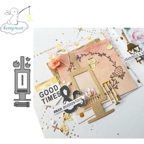 CH Kerosene lamp Stencil Metal Cutting Dies For Scrapbooking Practice Hands-on DIY Album Card Handmade Tools