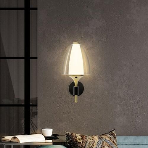 Living Room Dining Room Decoration Wall Lamp Bedroom Study led Lighting Aisle Staircase Lamp Nordic Modern Minimalist Wall Light