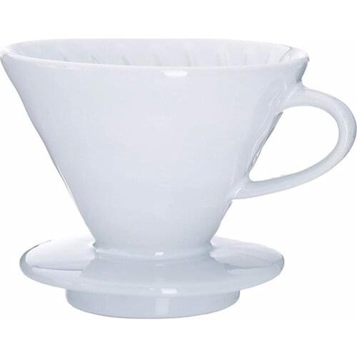 Güral Porcelain Portable Filter Coffee Dripper Brewing Cup White Reusable Кофеварка Cafetera