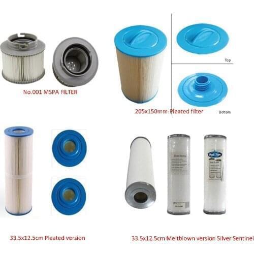 Hot tub spa filter fit China US Australia Russia Most spa Various size for choice 2019 water filter promotion