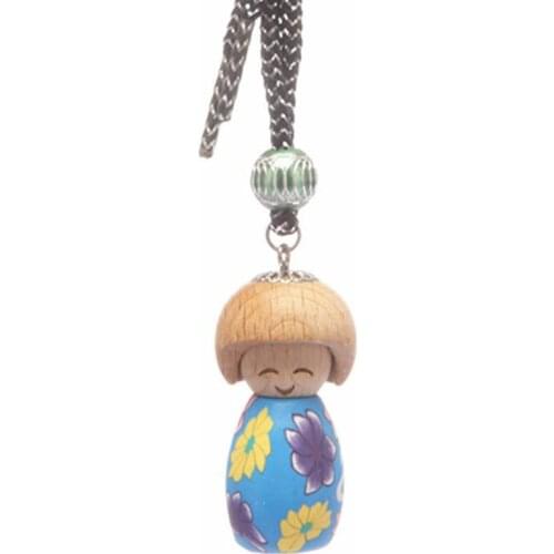 Polymer Clay Bottle Mini Cute Doll Empty Perfume Pendant Cork Lid Essential Oil Aromatherapy Bottles Decoration Gift 15pcs/lot