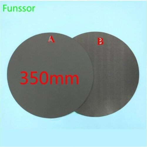 Round Magnetic Print Bed Tape 350mm Print Sticker Build Plate Tape Flex Plate Update for tevo little monster 3D Printer